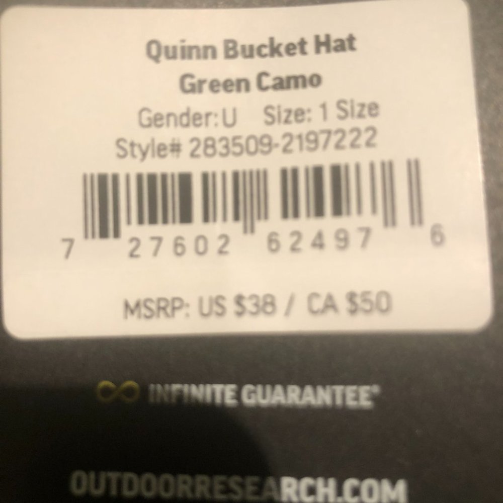 Camo Bucket Hat by Outdoor Research - Picture 3 of 5